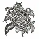 Maya tattoo design idea