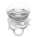 Anaconda tattoo design idea