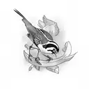 Sparrow tattoo design idea