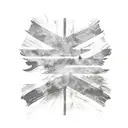 Union Jack flag tattoo design idea
