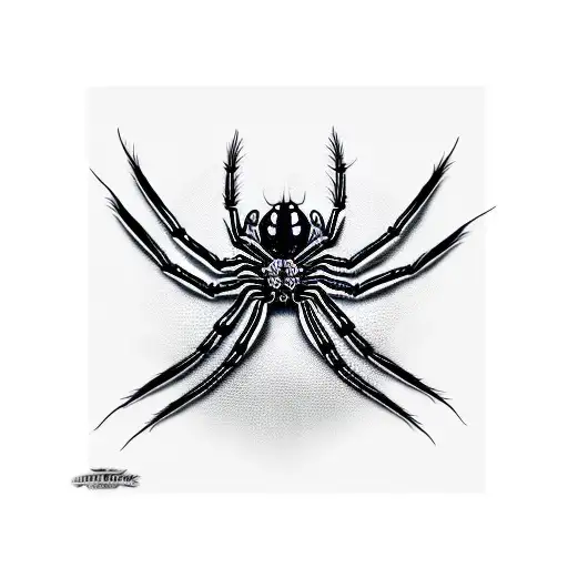 Spider tattoo design idea