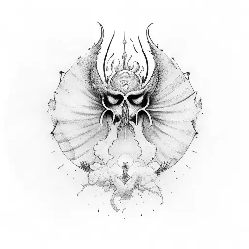 Icarus tattoo design idea