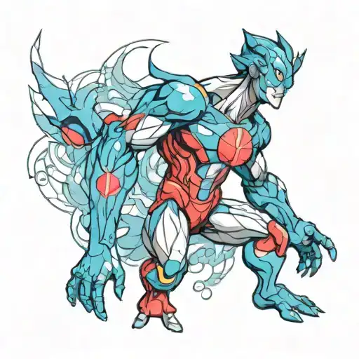 Omni man tattoo design idea