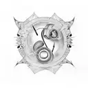 Design a unique tattoo that expresses my love for music in a creative and symbolic way. The design should emphasize my p tattoo design idea