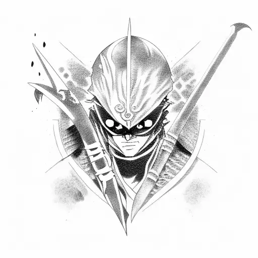 Espada Zabuza  tattoo design idea