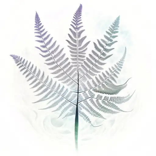 Fern Tree tattoo design idea