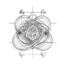 express the duality of man: always been good at numbers, but recently gotten in touch with my creative side. creativity  tattoo design idea