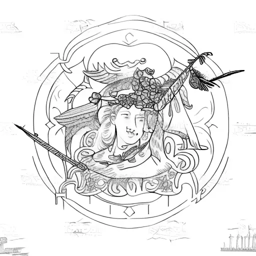 Create a tattoo inspired by a scene from a classical literature tattoo design idea