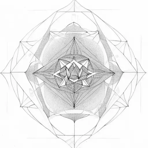metatron's cube  tattoo design idea