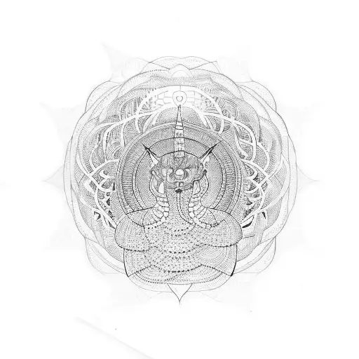 kundalini, 7 chakras, cobra heads tattoo design idea