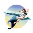 Dolphin tattoo design idea