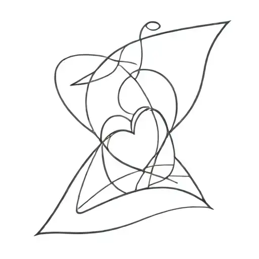 echoes of the heart tattoo design idea