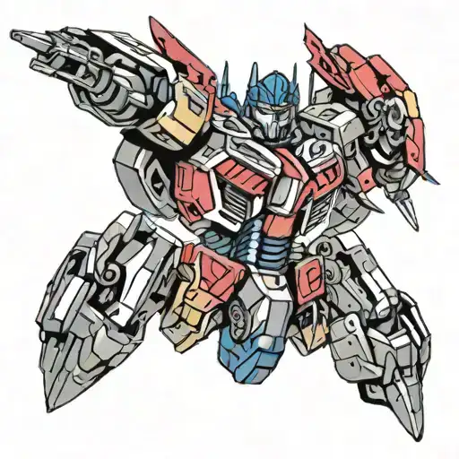 transformers tattoo design idea