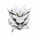 adhd spectrum illustration  tattoo design idea