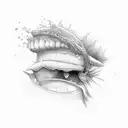 adhd spectrum illustration  tattoo design idea