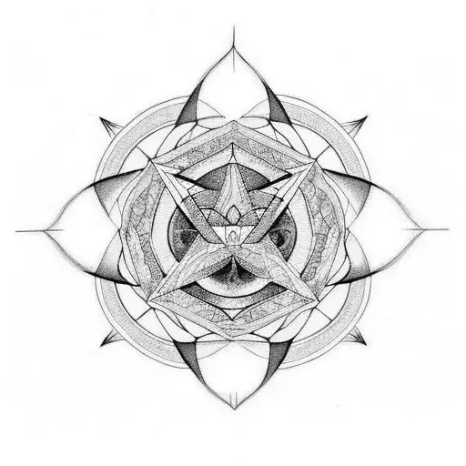 heartagram  tattoo design idea