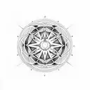 heartagram  tattoo design idea