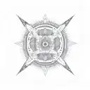 serenity prayer tattoo design idea