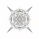 serenity prayer tattoo design idea