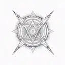 serenity prayer tattoo design idea