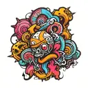 Background tattoo design idea