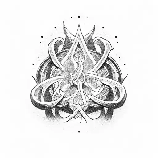 chaos symbol tattoo design idea