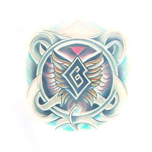 chaos symbol tattoo design idea