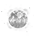simple skyline  tattoo design idea