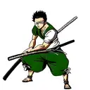 ronoroa Zoro  tattoo design idea