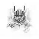 thor tattoo design idea