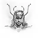thor tattoo design idea