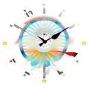 clock with luka  tattoo design idea