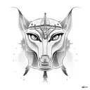 Anubis tattoo design idea