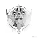 Anubis tattoo design idea