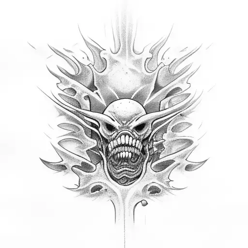 full right arm sleeve tattoo shadow over innsmouth black ink  deep ones tattoo design idea