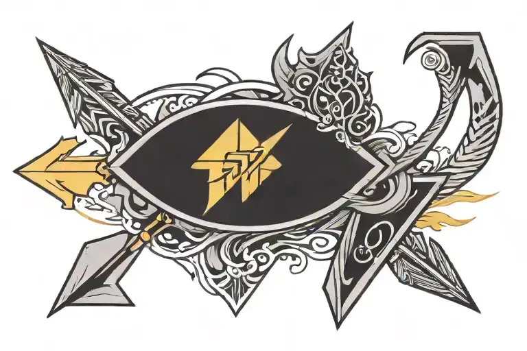 arrow design tattoo design idea