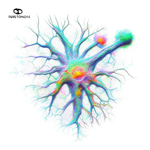 simple but classy neuron tattoo design idea