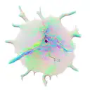 simple but classy neuron tattoo design idea