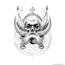 st christopher for cyclists  tattoo design idea