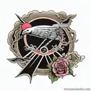 led Zeppelin pink floyd tattoo design idea