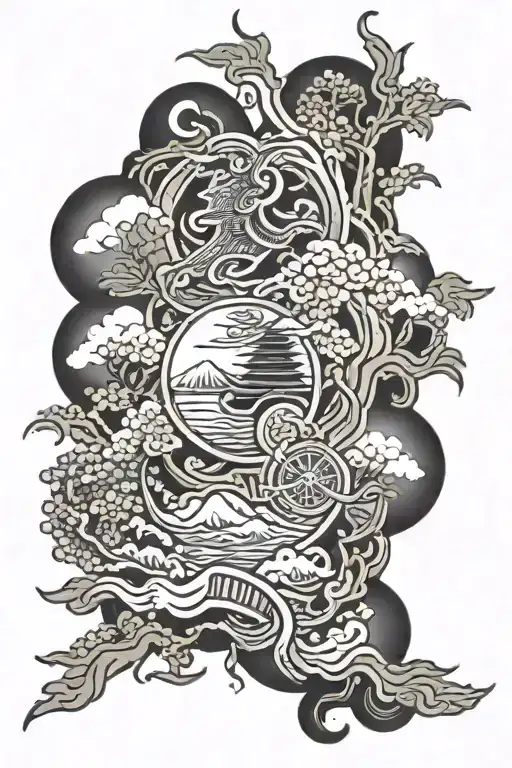 world travel tattoo tattoo design idea