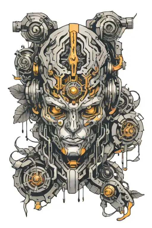 artificial intelligence tattoo design idea