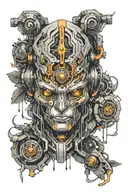 artificial intelligence tattoo design idea