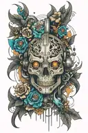 artificial intelligence tattoo design idea