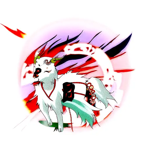 amaterasu tattoo design idea