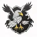 German Eagle / Blood tattoo design idea