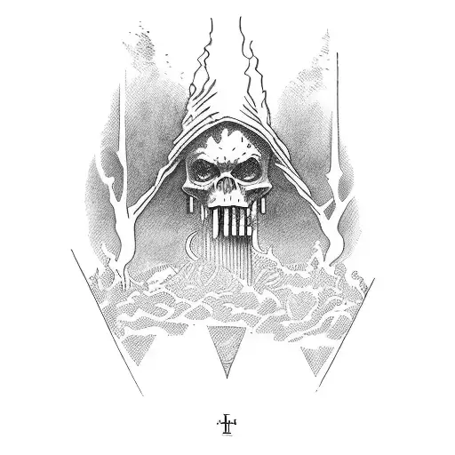 Stephen King tarot card the tower dark tower books tattoo design idea