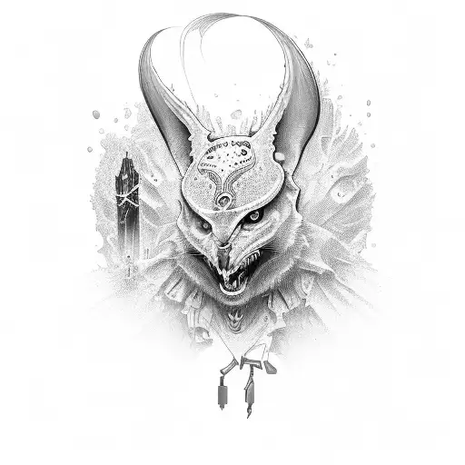 fancy attow with kids names  tattoo design idea