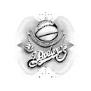 dodgers tattoo design idea