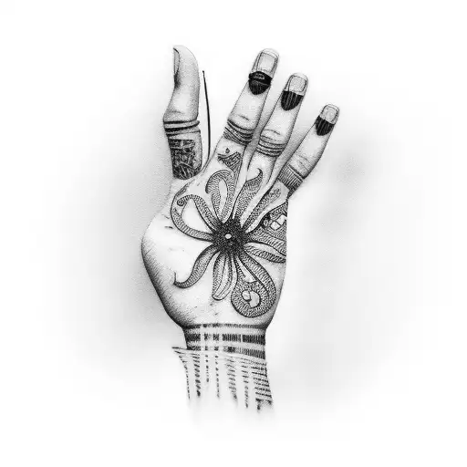 Hand tatto man tattoo design idea